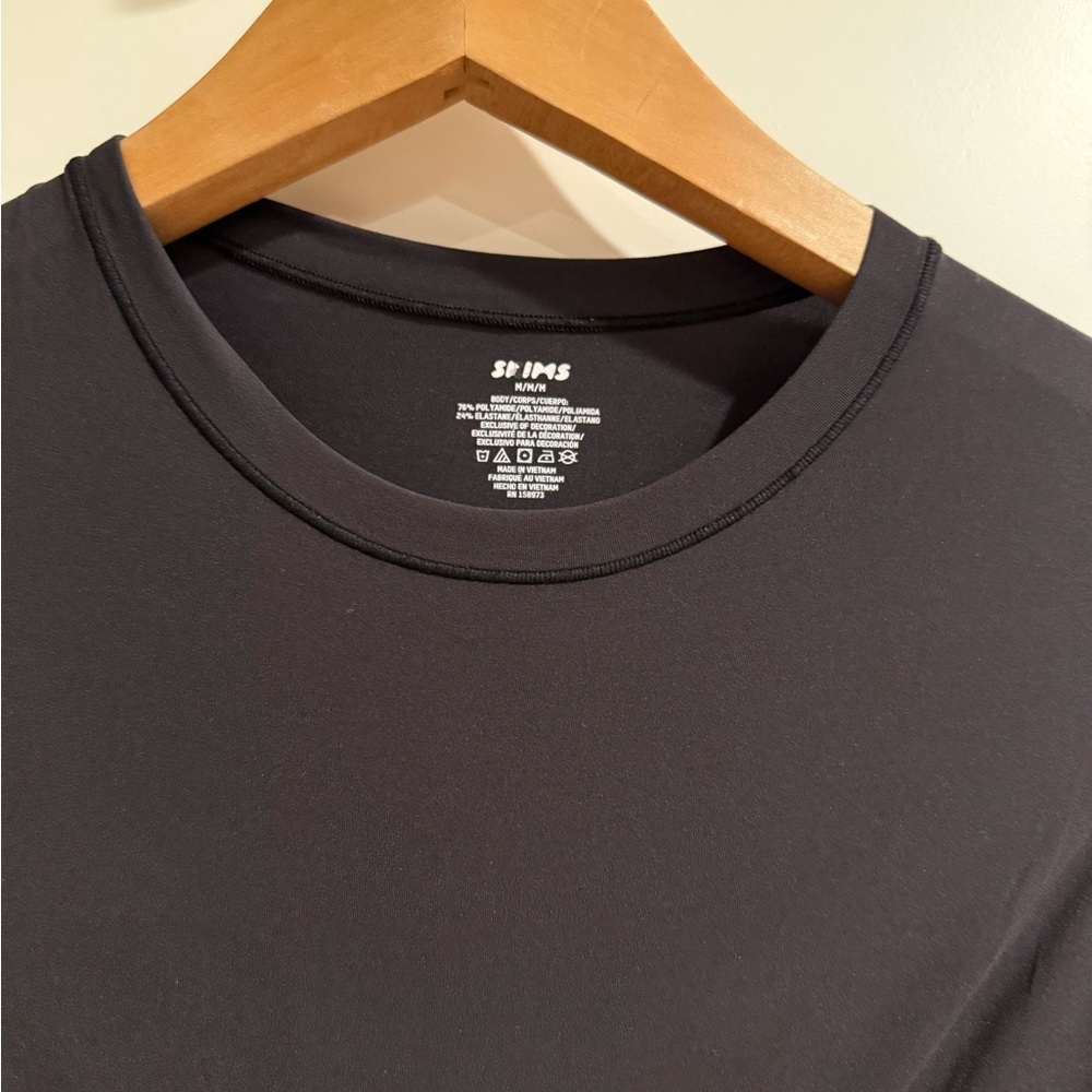 SKIMS Black Short Sleeve Tee